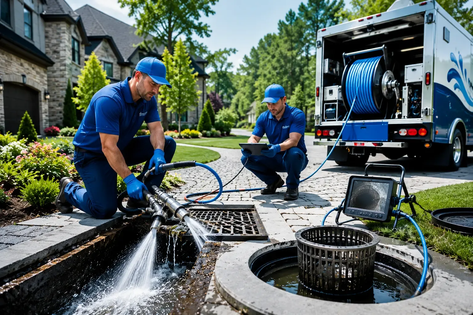 Local outdoor drain cleaning professionals in Lynchburg, OH