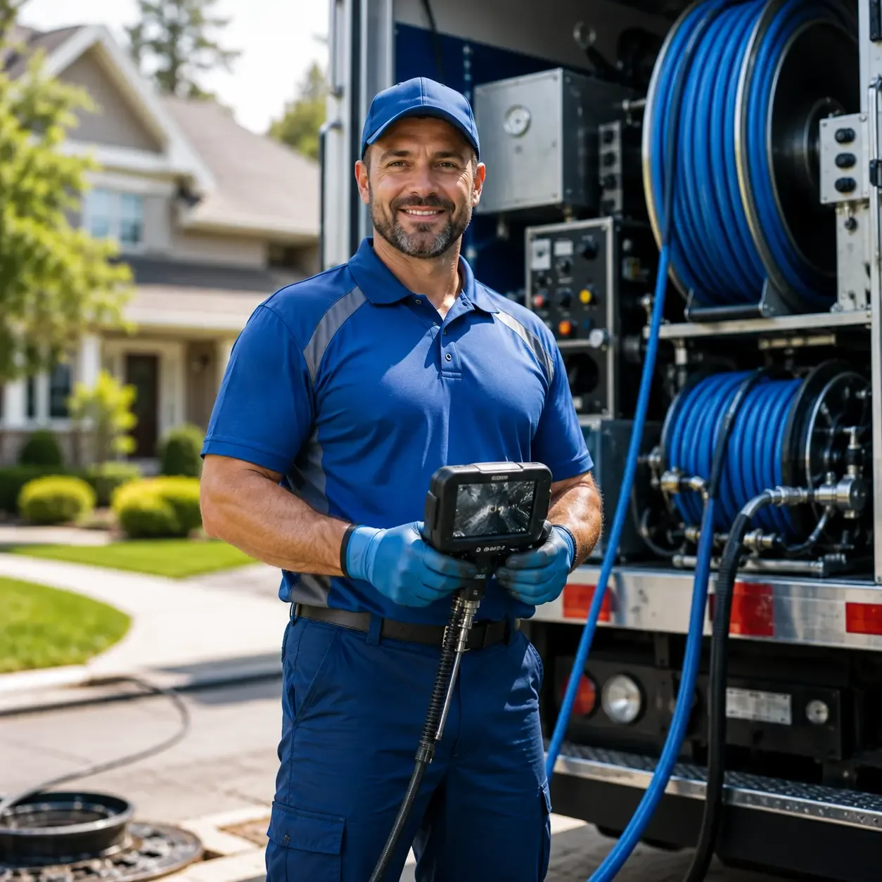 Local outdoor drain cleaning specialists in Lynchburg, OH